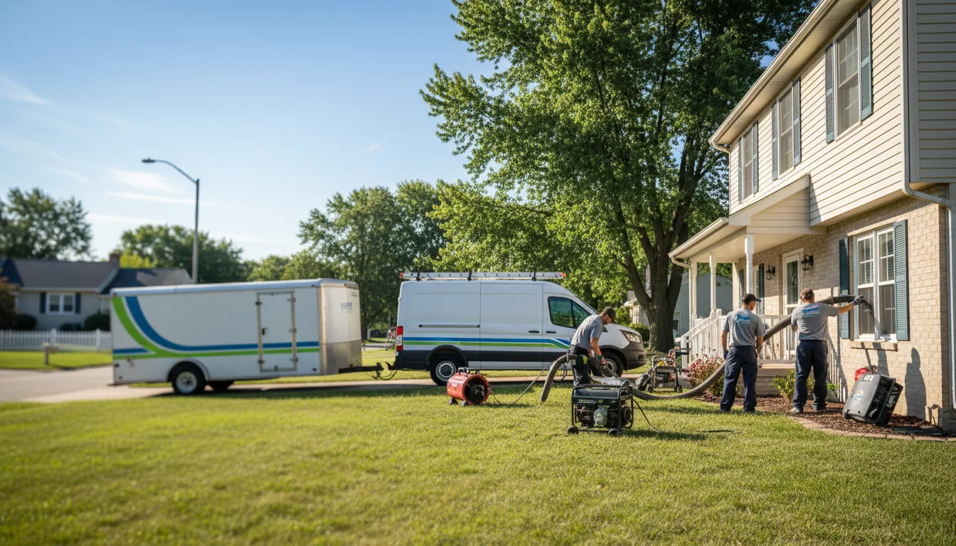 Flooded Basement Restoration And Cleanup With Repair in Benzonia, MI near me